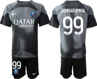 Moški Nogometni dresi kompleti Paris Saint-Germain Vratar Tretji 2023 tisk DONNARUMMA 99