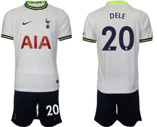 Moški Nogometni dresi Tottenham Hotspur Domači 2023 Kratek Rokav + Kratke hlače DELE 20