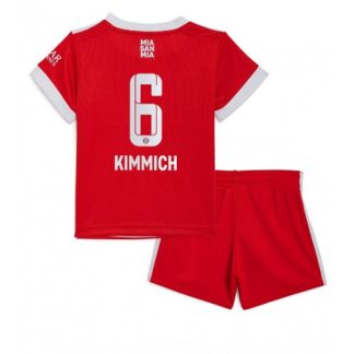 Otroški Nogometni dresi Bayern Munich Domači 2022-23 Kratek Rokav + Kratke hlače Joshua Kimmich 6