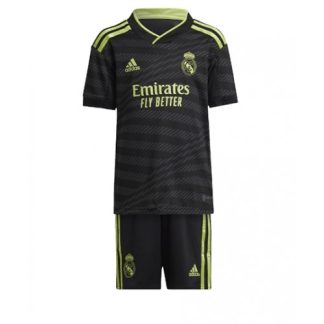 Otroški Nogometni dresi Real Madrid Tretji 2023 Kratek Rokav + Kratke hlače