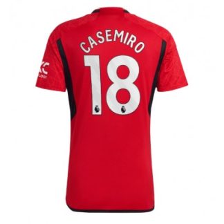 Casemiro 18 Moški Nogometni dresi Manchester United Domači 2023-24 Kratek Rokav prodaja