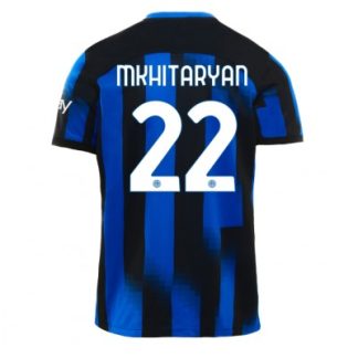 Henrikh Mkhitaryan 22 Moški Nogometna dresi Inter Milan Domači Kratek rokav 2023-24