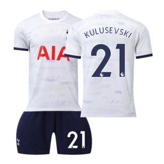 KULUSEVSKI 21 Otroški Nogometni dresi kompleti Tottenham Hotspur Domači 2023-24