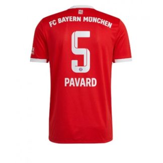 Kupiti Moški Nogometni dresi Bayern Munich Domači Kratek Rokav 2022-23 Benjamin Pavard 5