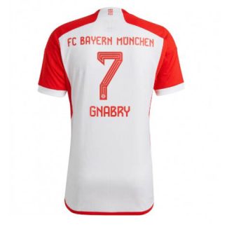 Moški Nogometni dresi Bayern Munich Domači Kratek Rokav 23-24 Serge Gnabry 7