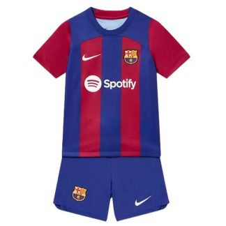 Najcenejši Nogometni dresi za otroke Barcelona Domači 23-24 z lastnim imenom