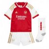 Nogometni dresi kompleti za otroke Arsenal Domači 2023-24 Martin Odegaard 8 Kratek Rokav + Kratke hlače