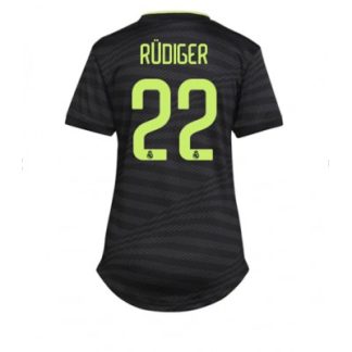 Nogometni dresi Ženski Real Madrid Tretji Kratek Rokav Antonio Rudiger 22 prodajo 2022-23