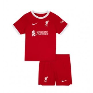 Novo Nogometni dresi za otroke kompleti Liverpool Domači Kratek Rokav + Kratke hlače 2023-24 z lastnim imenom