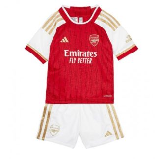 Novo Otroški Nogometni dresi kompleti Arsenal Domači Kratek Rokav + Kratke hlače 2023-24