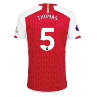 Poceni Moški Nogometni dresi Arsenal Domači Kratek Rokav 2023-24 Thomas Partey 5