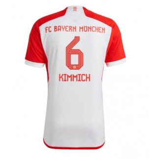 Poceni Moški Nogometni dresi Bayern Munich Domači Kratek Rokav 2023-24 Joshua Kimmich 6