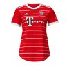 Poceni Ženski Nogometni dresi Bayern Munich Domači Kratek Rokav 2022-23 dresi tisk Alphonso Davies 19