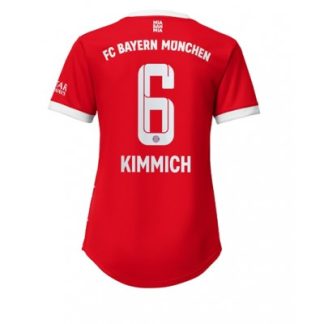 Poceni Ženski Nogometni dresi Bayern Munich Domači Kratek Rokav 2022-23 dresi tisk Joshua Kimmich 6