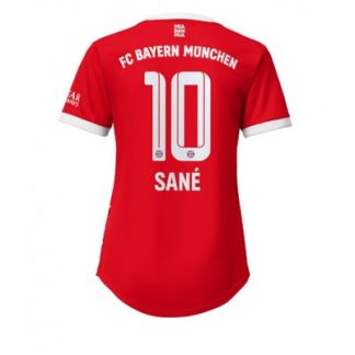 Poceni Ženski Nogometni dresi Bayern Munich Domači Kratek Rokav 2022-23 dresi tisk Leroy Sane 10