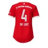 Poceni Ženski Nogometni dresi Bayern Munich Domači Kratek Rokav 2022-23 dresi tisk Matthijs de Ligt 4