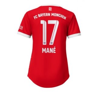 Poceni Ženski Nogometni dresi Bayern Munich Domači Kratek Rokav 2022-23 dresi tisk Sadio Mane 17