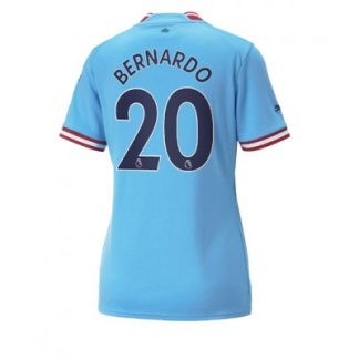 Poceni Ženski Nogometni dresi Manchester City Domači Kratek Rokav 2022-23 Bernardo Silva 20