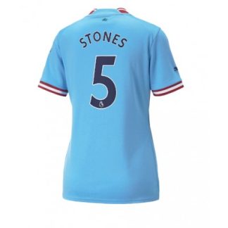 Poceni Ženski Nogometni dresi Manchester City Domači Kratek Rokav 2022-23 John Stones 5