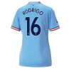 Poceni Ženski Nogometni dresi Manchester City Domači Kratek Rokav 2022-23 Rodri Hernandez 16