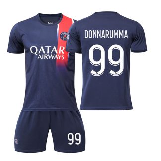 Prodajo Moški Nogometni dresi kompleti Paris Saint-Germain PSG Domači 2023-24 DONNARUMMA 99