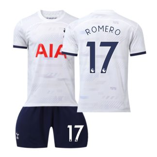 ROMERO 17 Otroški Nogometni dresi kompleti Tottenham Hotspur Domači 2023-24