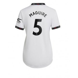 Ženski Nogometni dresi Manchester United Gostujoči Kratek Rokav Harry Maguire 5 dresi 2022-23