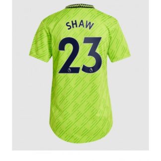 Ženski Nogometni dresi Manchester United Kratek Rokav Luke Shaw 23 dresi 2022-23