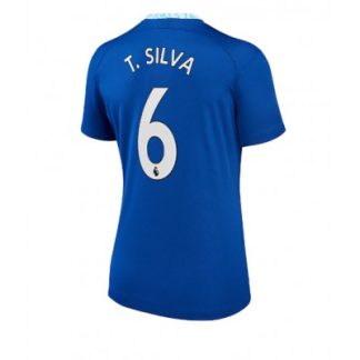 Ženski Nogometni dresi poceni Chelsea Domači Kratek Rokav 2022-23 Thiago Silva 6