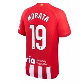 Alvaro Morata 19 Moški Nogometni dresi Atletico Madrid Domači 2023-24 Kratek Rokav