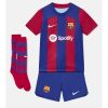 Barcelona Domači Otroški Nogometni dresi kompleti 2023-24 Frenkie de Jong 21