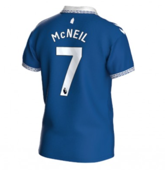 Dwight McNeil #7 Moški Nogometni dresi Everton Domači 2023-24 Kratek Rokav prodaja