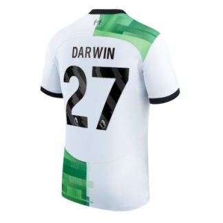 Liverpool Gostujoči Moški Nogometni dresi 2023 2024 Darwin Nunez #27