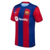 Moški Barcelona Domači Nogometni dresi 2023-24 Kratek Rokav Frenkie de Jong 21