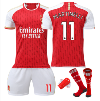 Najcenejši Moški Nogometni dresi Arsenal Domači 2023-24 Kratek Rokav + Kratke hlače MARTINELLI 11