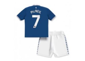 Novo Otroški Nogometni dresi Everton Domači 2023-24 Kratek Rokav + Kratke hlače Dwight McNeil 7