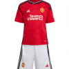 Otroški Nogometni dresi Manchester United Domači 2023-24 Kratek Rokav + Kratke hlače Jadon Sancho 25