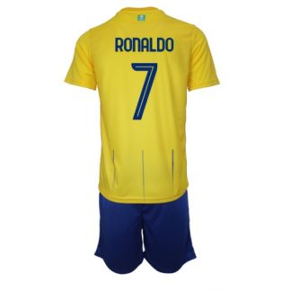 Cristiano Ronaldo #7 Poceni Otroški Nogometni dresi kompleti za otroke Al-Nassr Domači 2023-2024