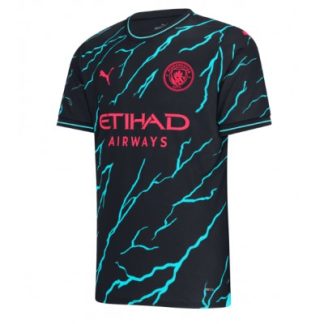 kje kupiti Moški Nogometni dresi Manchester City Tretji 2023 2024 Kratek Rokav
