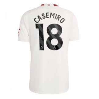 kje kupiti Poceni Moški Nogometni dresi Manchester United Tretji 2023-24 Kratek Rokav Casemiro 18