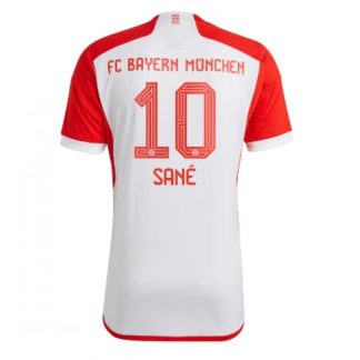 Novo Moški Nogometni dresi Bayern Munich Domači 2023-2024 Kratek Rokav Leroy Sane 10 prodajo