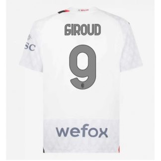 Olivier Giroud #9 Poceni Moški Nogometni dresi AC Milan Gostujoči 2023-24 Kratek Rokav