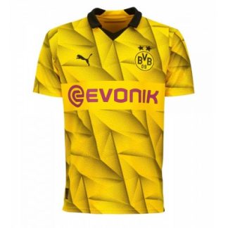 prodajo Moški Nogometni dresi Borussia Dortmund Tretji 2023-2024 Kratek Rokav
