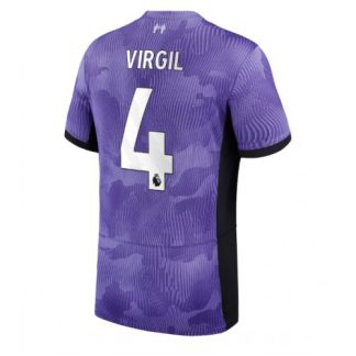 Virgil van Dijk #4 Moški Nogometni dresi Liverpool Tretji 2023 2024 Kratek Rokav