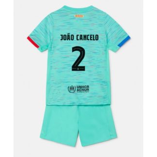 Joao Cancelo # 2 Najcenejši Otroški Nogometni dresi kompleti za otroke Barcelona Tretji 2023-24