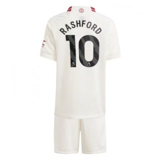 kje kupiti Otroški Nogometni dresi kompleti Manchester United Tretji 2023-24 Marcus Rashford 10