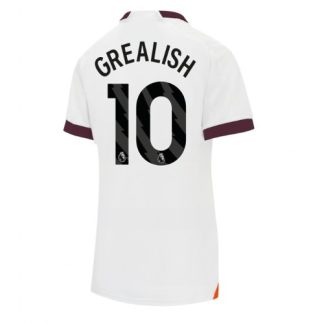 kje kupiti Ženski Nogometni dresi Manchester City Gostujoči 2023-24 Kratek Rokav Jack Grealish 10