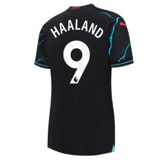 kje kupiti Ženski Nogometni dresi Manchester City Tretji 2023-24 Kratek Rokav Erling Haaland 9