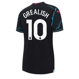 kje kupiti Ženski Nogometni dresi Manchester City Tretji 2023-24 Kratek Rokav Jack Grealish 10