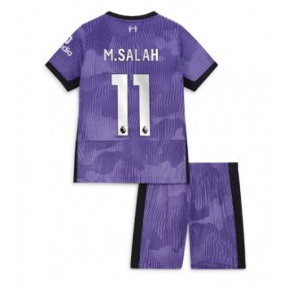 Najcenejši Nogometni dresi kompleti za otroke Liverpool Tretji 2023-24 Mohamed Salah 11